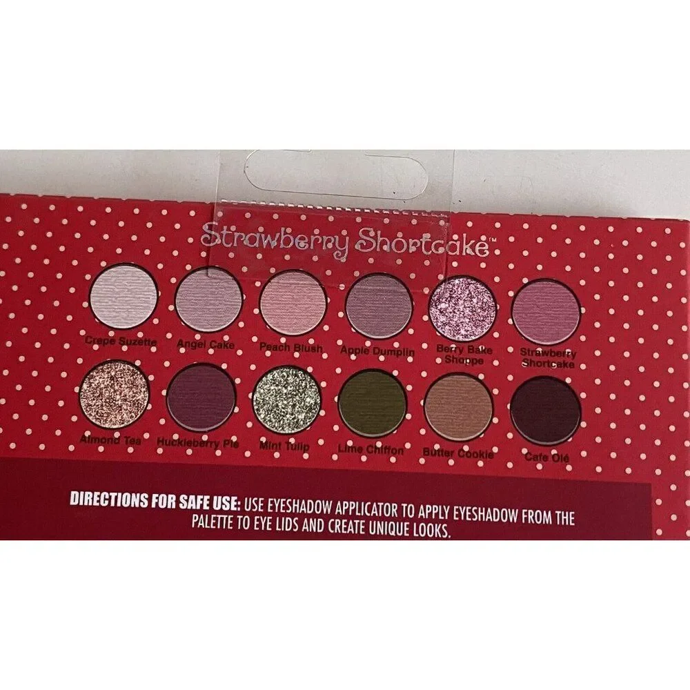 Taste Beauty STRAWBERRY SHORTCAKE EYESHADOW PALETTE 12 Colors‎ With Mirror NEW
